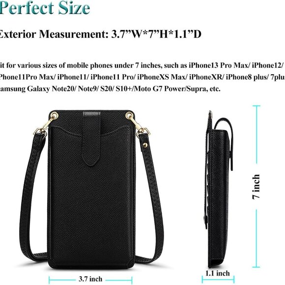 Small Crossbody Cell Phone Purse for Women Travel Lightweight Mini Small Bags fo - Picture 5 of 7